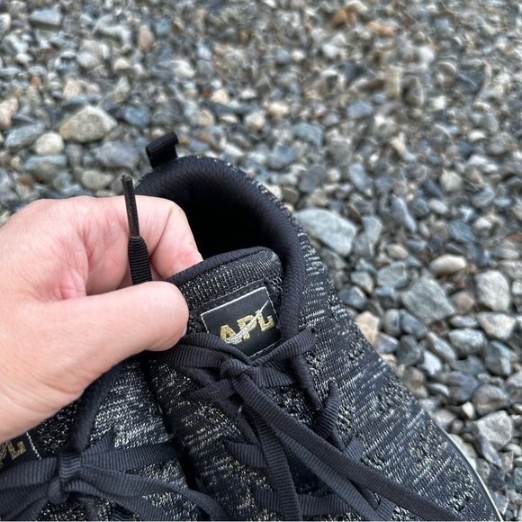 APL Techloom Pro Running Athletic Sneakers Black Gold Metallic Size 10 Women’s - Picture 7 of 12